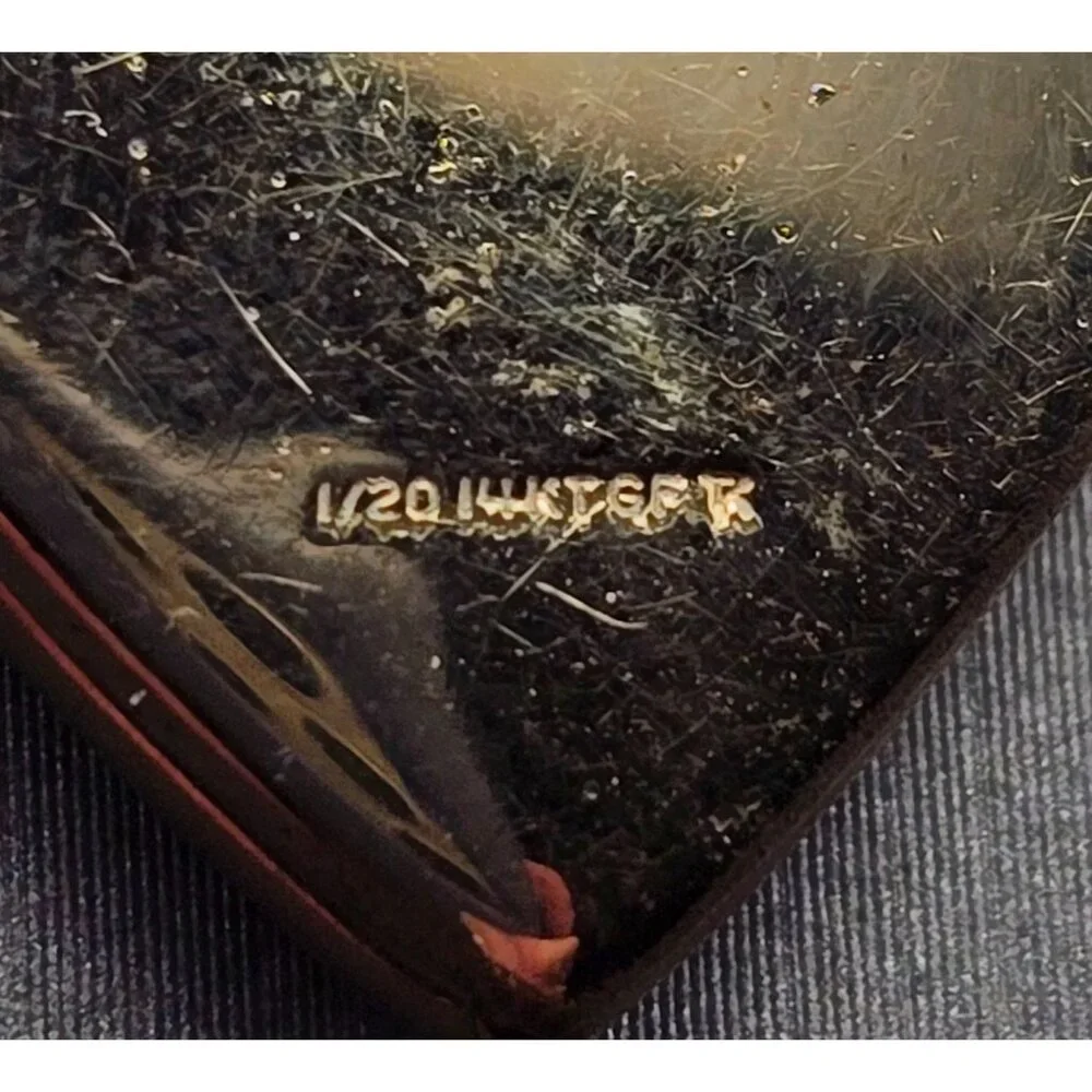 VTG Tru-Kay Gold-Filled 3 Photo Heart MOM Locket Pendant Necklace 20" Engraved - Picture 8 of 14